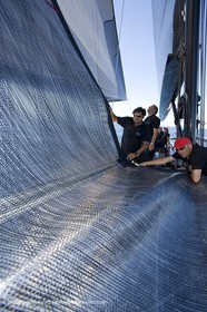 03 09 06 - Porto Cervo (Sardinia) - Maxi World Cup 2006 - A bord Wally 90 Tango