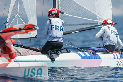06 08 2024, Marseille (FRA), Paris 2024 Olympic Games, Sailing, Race Day 9