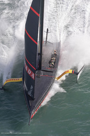 10 12 2020 - Auckland (NZL) - 36th America's Cup - Practice Sessions - Day 2 -Luna Rossa Prada Pirelli Team