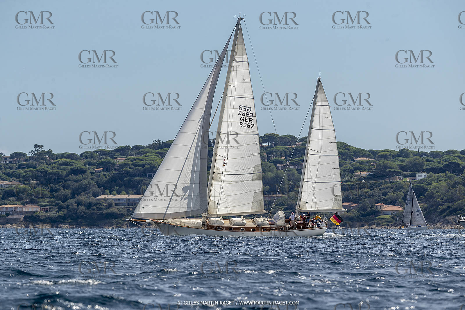 25 09 2022, Saint-Tropez (FRA, 83), Les Voiles de Saint-Tropez 2022, Arrivée des bateaux et de la Coupe d'Automne du Yacht Club de France