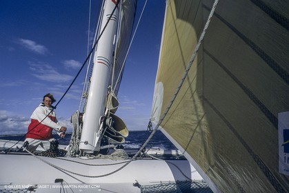 Sailing, Offshore Racing, Route du Rhum 1990, RMO, Laurent Bourgnon