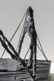 Oeuvre de Germaine Richier, La Lutte, 1946, Epreuve d'exposition