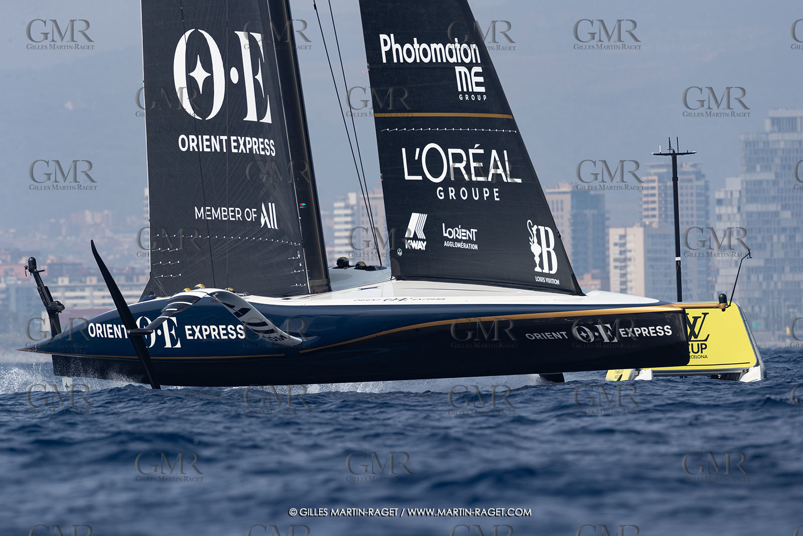 22 08 2024, Barcelona (ESP), Louis Vuitton 37th America's Cup, Louis Vuitton Preliminary Regatta, Race Day 1