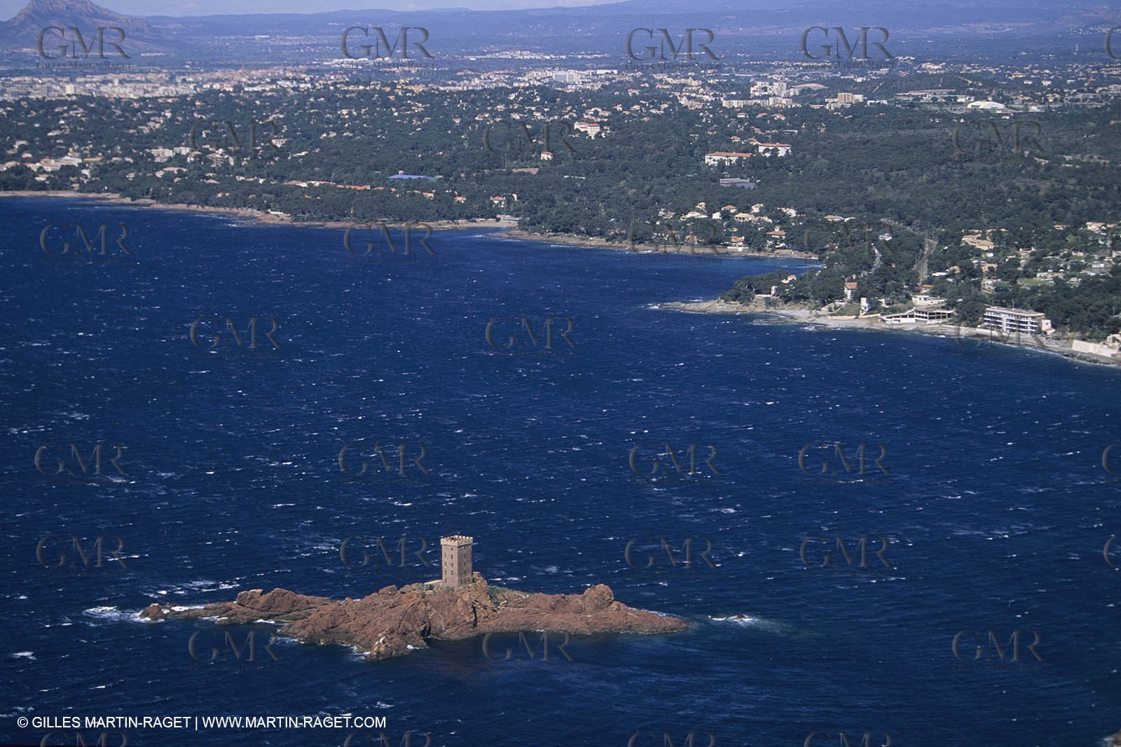 France, Provence, Côte d'Azur, Littoral, Sémaphore du cap Drammont