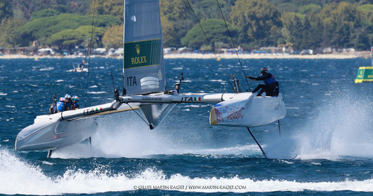 10 09 2025, Saint-Tropez,(FRA), Rockwool SailGP France Saint-Tropez, Race Day 1