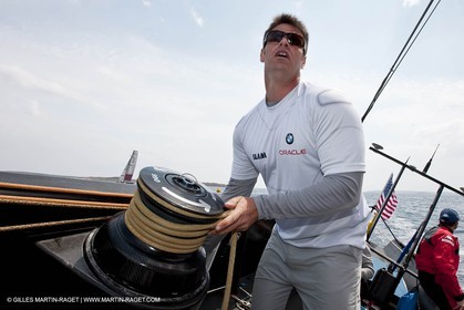 19 05 2010 - La Maddalena (ITA, Sardinia) Louis Vuitton Trophy - BMW ORACLE Racing - Training