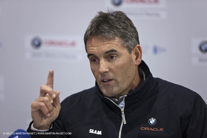 19 01 2010 - Valencia (ESP) - 33rd America's Cup - BMW ORACLE Racing - Valencia Training - Sail 3 - International press visit base - Russell Coutts