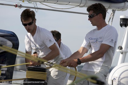 05 07 2012 - New York (USA) - Ocean Krys Race - Speed runs in fornt of NY city