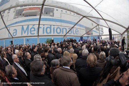 01-31-12   Marseilles (FRA,13) Bastia (FRA,Corsica)   Launching cruising trip and Christening ceremony of PIANA, last ferry ship from La Meridionale