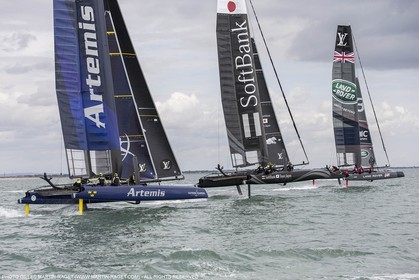 23 07 2015, Portsmouth (GBR), 35th America's Cup, Louis Vuitton America's Cup World Series Portsmouth 2015, Official training
