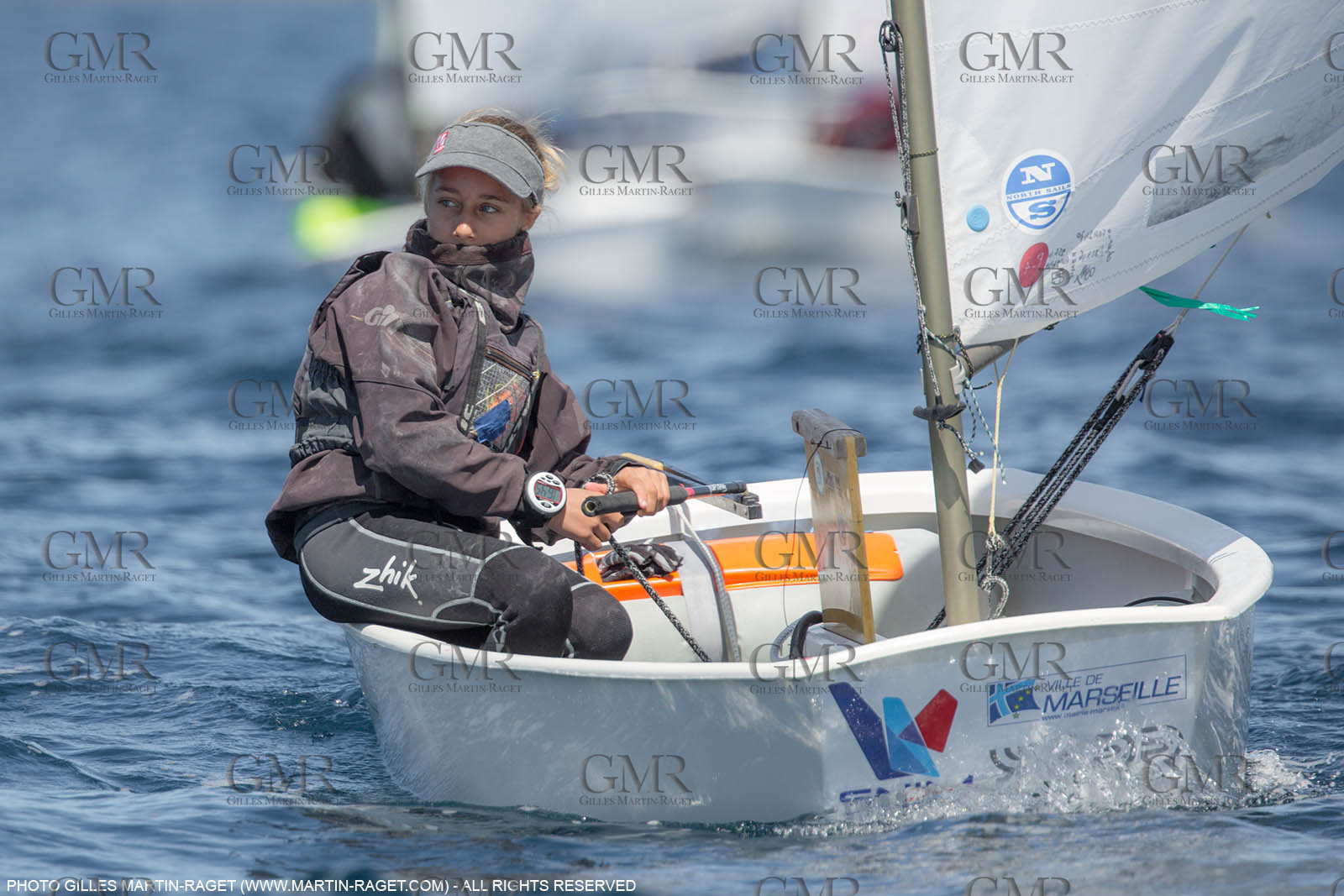 14 04 2016, Marseille (FRA,13), SNIM Dériveurs, Coupe Internationale de Printemps Optimist, Day 4