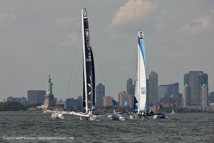 03 07 2012 - New York (USA, NY) -Krys Ocean Race prologuie - arrivée à New York