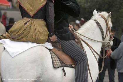 Arlésiennes en costume - Fête des Gardians - Arles