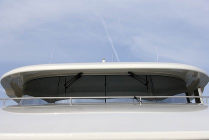 11 06 2007 - Valencia (Spain) - Bradley, super yacht catamaran dessiné par Gilles Vaton et construit par H2X à la Ciotat (France)