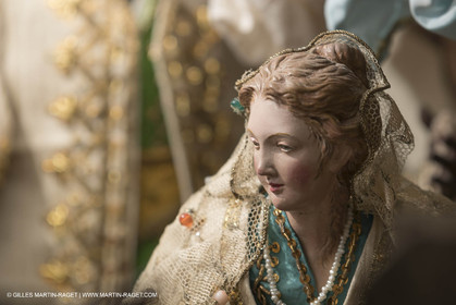 27 01 2018; L'isle sur Sorgue (FRA; 84); Les antiquaires; Crèche et santons de Jean-Jacques Bourgeois