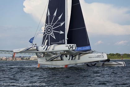 02 07 2012 - Newport (RI) -start of the Krys Ocean Race pre-event sailed between Newport and New York, Gitana XV