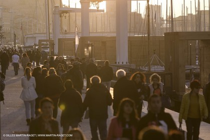 02 02 2013 Marseille (FRA,13) - Opening of the shadehouse and renovated historical Vieux Port