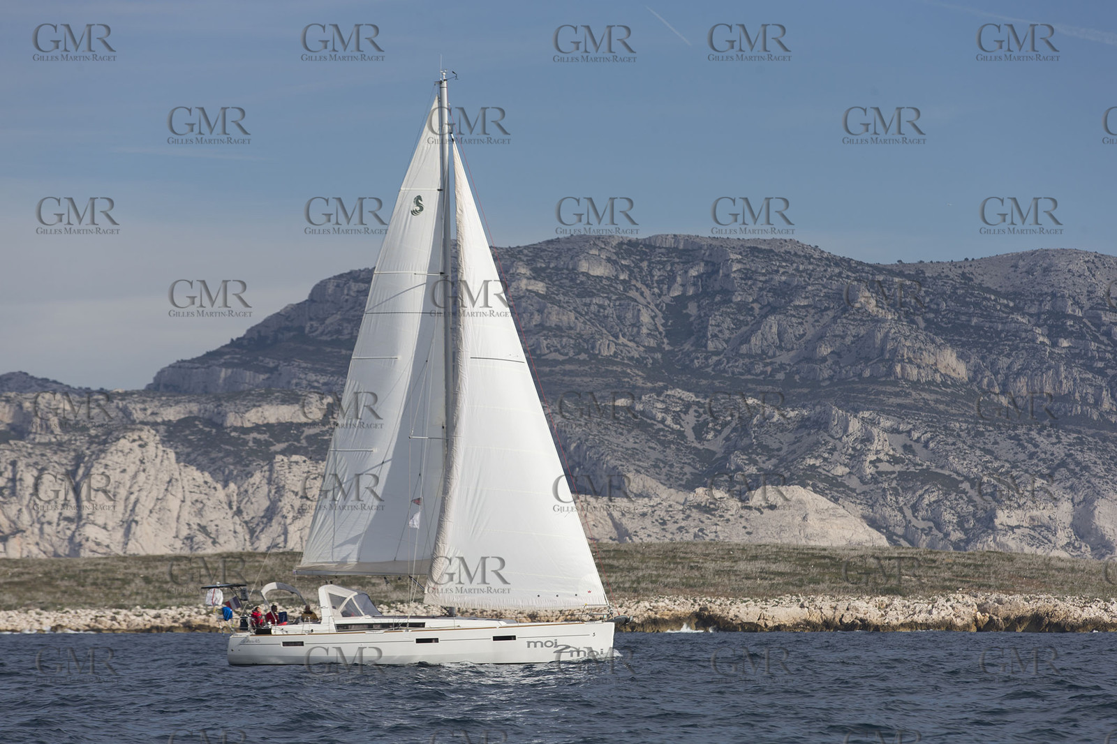 08 01 2016, Marseille (FRA, 13), Cruising in winter in the Calanques