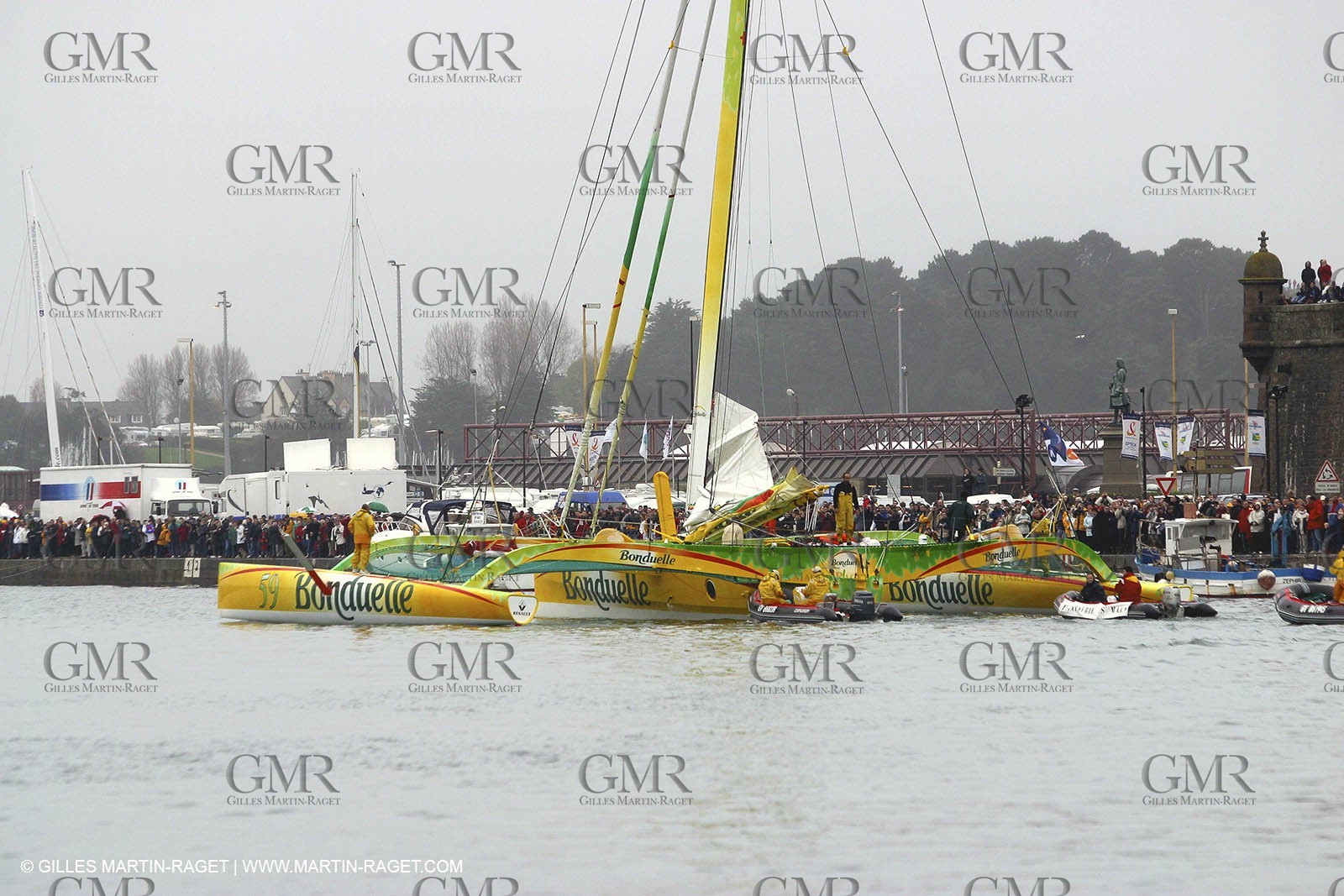 Route du Rhum 2002 - Saint Malo - ORMA 60' Trimarans Start