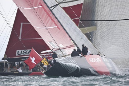 11 02 2009 - Auckland (NZL) - Louis Vuitton Pacific Series - Racing Day 11 - sail off