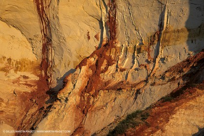France, Provence, Luberon, Carrières d'ocre près d'Apt, ocher stone pit near Apt