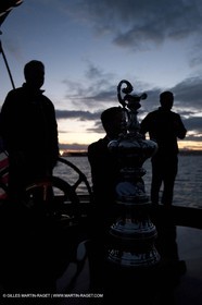 21 02 2010 - Valencia (ESP) - 33rd America's Cup - BMW ORACLE Racing - USA Victory Tour - Day 3 - Cup in San Diego