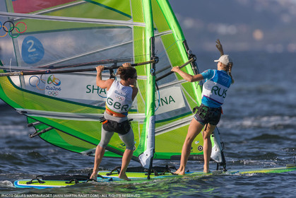14 08 2016, Rio de Janeiro (BRA), 2016 Olympic Games, Sailing, RSX Women medal race