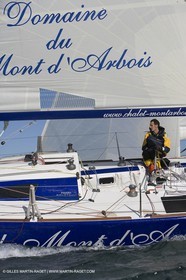 15 02 2007 - La Grande Motte (FRA) - Onedesign Figaro II - Thierry Duprey du Vorsent (Domaine de Monts d'Arbois)