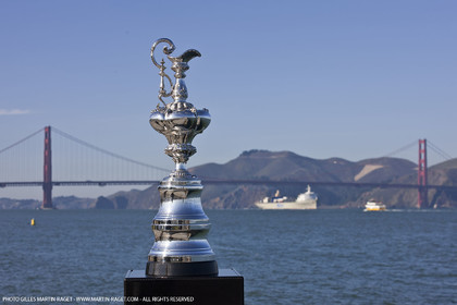 04 01 2011 - San Francisco (USA, CA) - 34th America's Cup - The America's Cup in San Francisco - Golden Gate Bridge