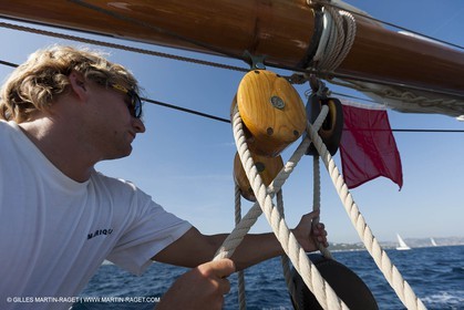 01 10 2011 - Saint Tropez (FRA,13) - Voiles de Saint Tropez 2011 - Classic Yachts - Day 5 - Onboard Mariquita
