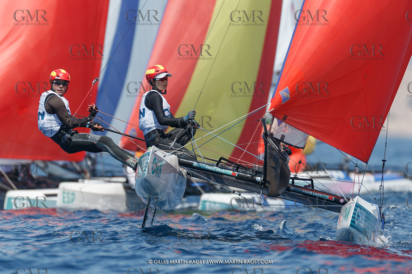 06 08 2024, Marseille (FRA), Paris 2024 Olympic Games, Sailing, Race Day 9
