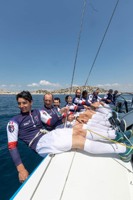 07 06 2021, Marseille (FRA,13), SSL Team France, Entraînement à bord de Tonerre de Glenn