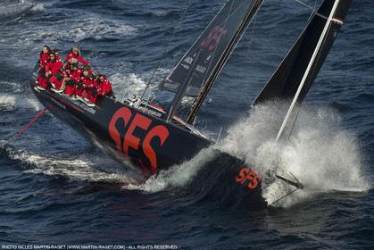 24 mars 2016   Marseille (FRA,13), SFS II (skipper Lionel Péan), dernière sortie d'entraînement avant la SNIM