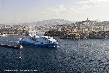 14 01 2012 - Marseille (FRA,13) - La Meridionale shipping company - the Piana off Marseille and the Calanques