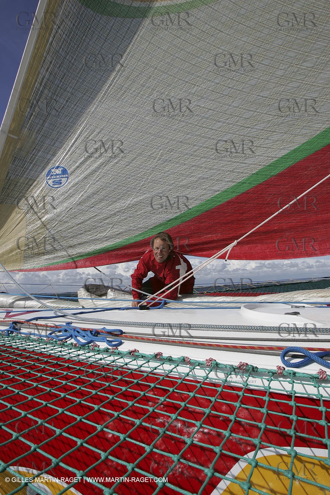 Orma 2005 - Sodebo - April training - Thomas Coville