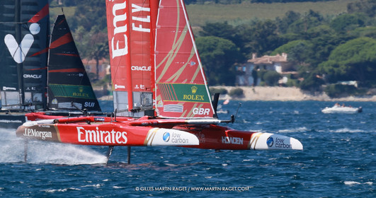 10 09 2025, Saint-Tropez,(FRA), Rockwool SailGP France Saint-Tropez, Race Day 1