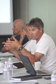 12 08 2009 - San Diego (USA,CA) - 33rd America's Cup - BMW ORACLE Racing - 90 ft Trimaran testings - Strategy meeting