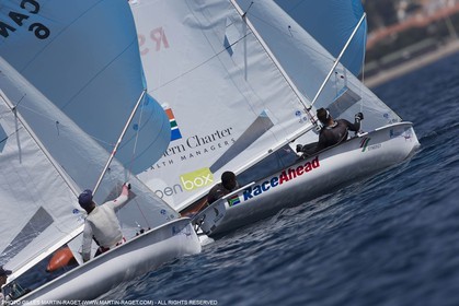 10 04 2015, Marseille (FRA), Yachting Club de la Pointe Rouge - Coupe Internationale de Printemps des 470, Day 3