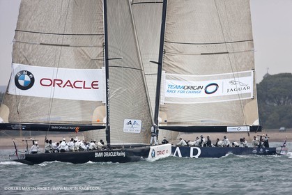 06 08 2010 - Cowes (UK, IOW) - The 1851 Cup -  BMW ORACLE Racing - Day 4