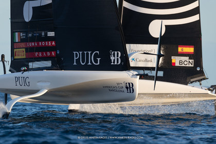 11 10 2024, Barcelona (ESP), Louis Vuitton 37th America's Cup, Puig Women America's Cup, semi finals