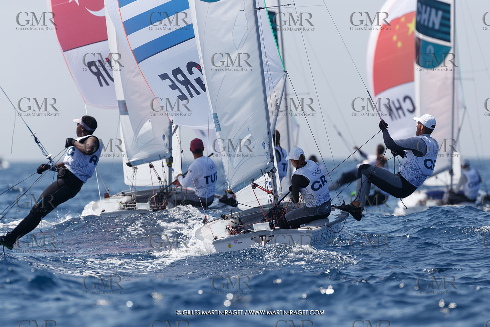03 08 2024, Marseille (FRA), Paris 2024 Olympic Games, Sailing, Race Day 7