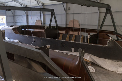 15 02 2022, La Grande Motte (FRA), Gunboat 80  1 hulls delivery