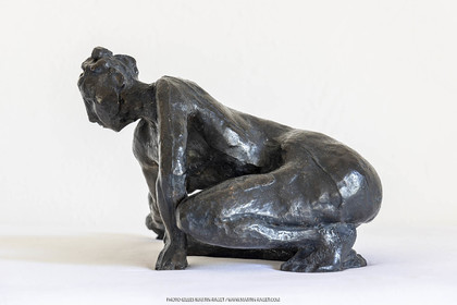 12 07 2020, St Rémy de Provence (FRA, 13) Oeuvre Germaine Richier, Le Crapaud, 1940, Epreuve d'exposition