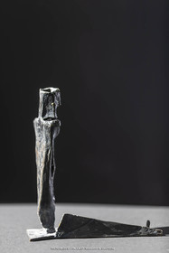 19 02 2020, Marseille (FRA,13), Oeuvre de Germaine Richier, Guerrier n° 10 1955, Bronze patiné foncé, Epreuve d'exposition, , Fondeur : L.Thinot, Paris, 20,5 x 9 x 17 cm, Collection particulière