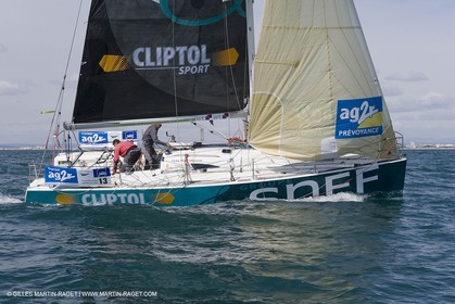 27 03 08- La Grande Motte- (FRA,34) Transat AG2R 2008- Jean-Paul Mouren- Laurent Pellecuer