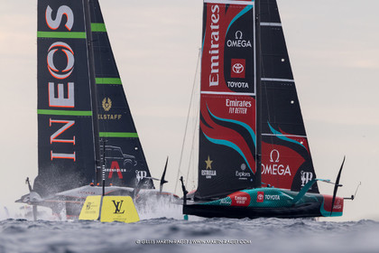 18 10 2024, Barcelona (ESP), Louis Vuitton 37th America's Cup, Final Match, Race Day 5, Race 7