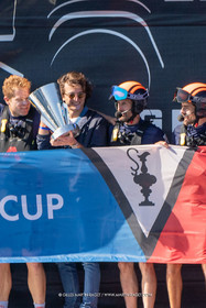 04 10 2024, Barcelona (ESP), 37th America's Cup, Louis Vuitton Cup Final, Race Day 7