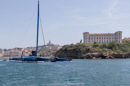 18 05 2022, Marseille (FRA), APremière navigation du trimaran Ultim SVR LAZARTIGUE à Marseille