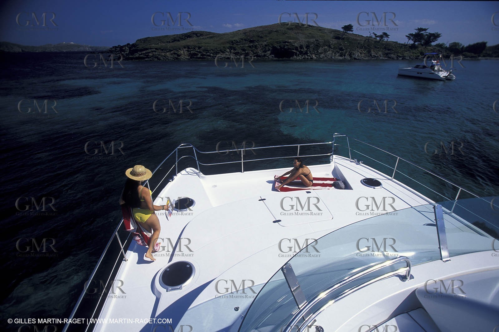 Motor boat mooring