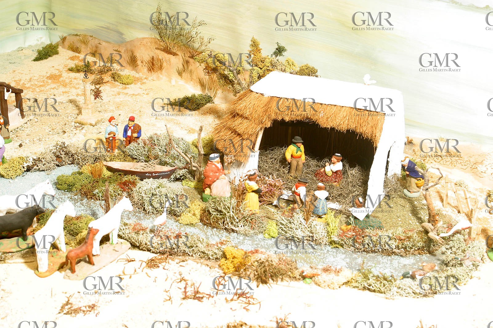Great crib from les Saintes Maries de la mer (FRA, 13) for Christmas, December 2010